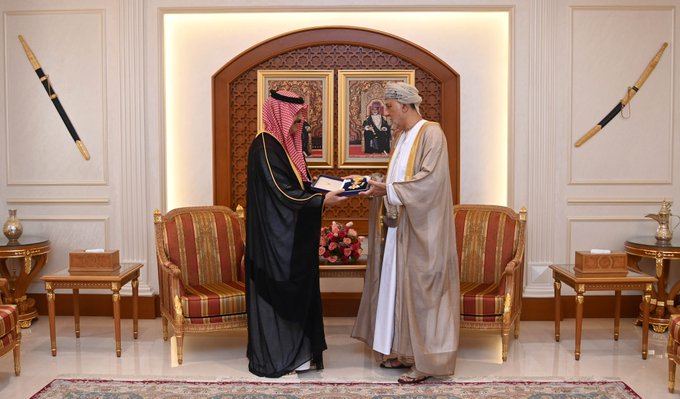 His Majesty Confers Al Numan Order on Saudi Ambassador
